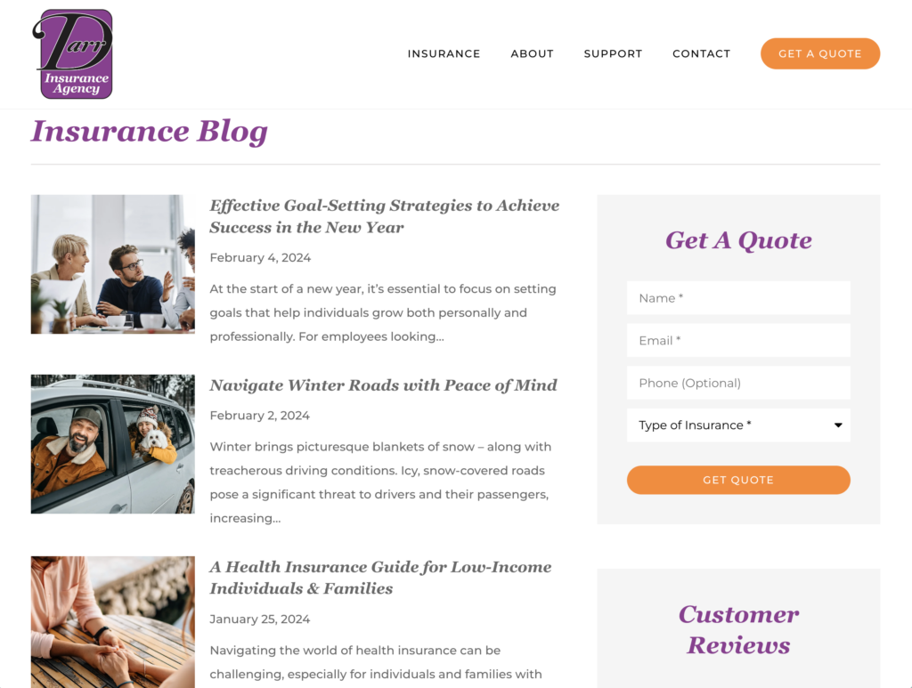 insurance agency blog
